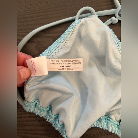 Show Me Your MuMu Sky Blue Scrunch Bikini Set - Picture 12 of 16